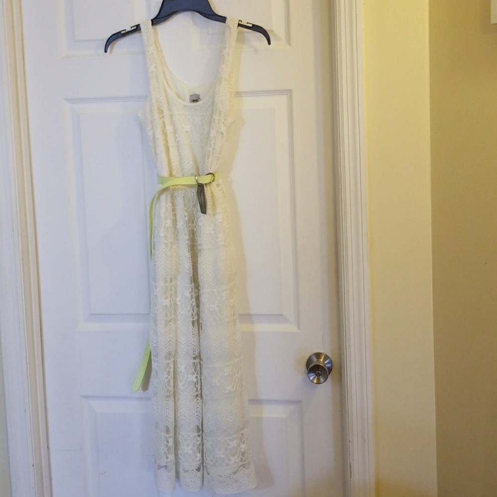 Asos lace midi dress.